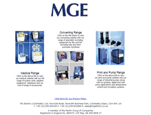 Tablet Screenshot of mgeworldwide.com